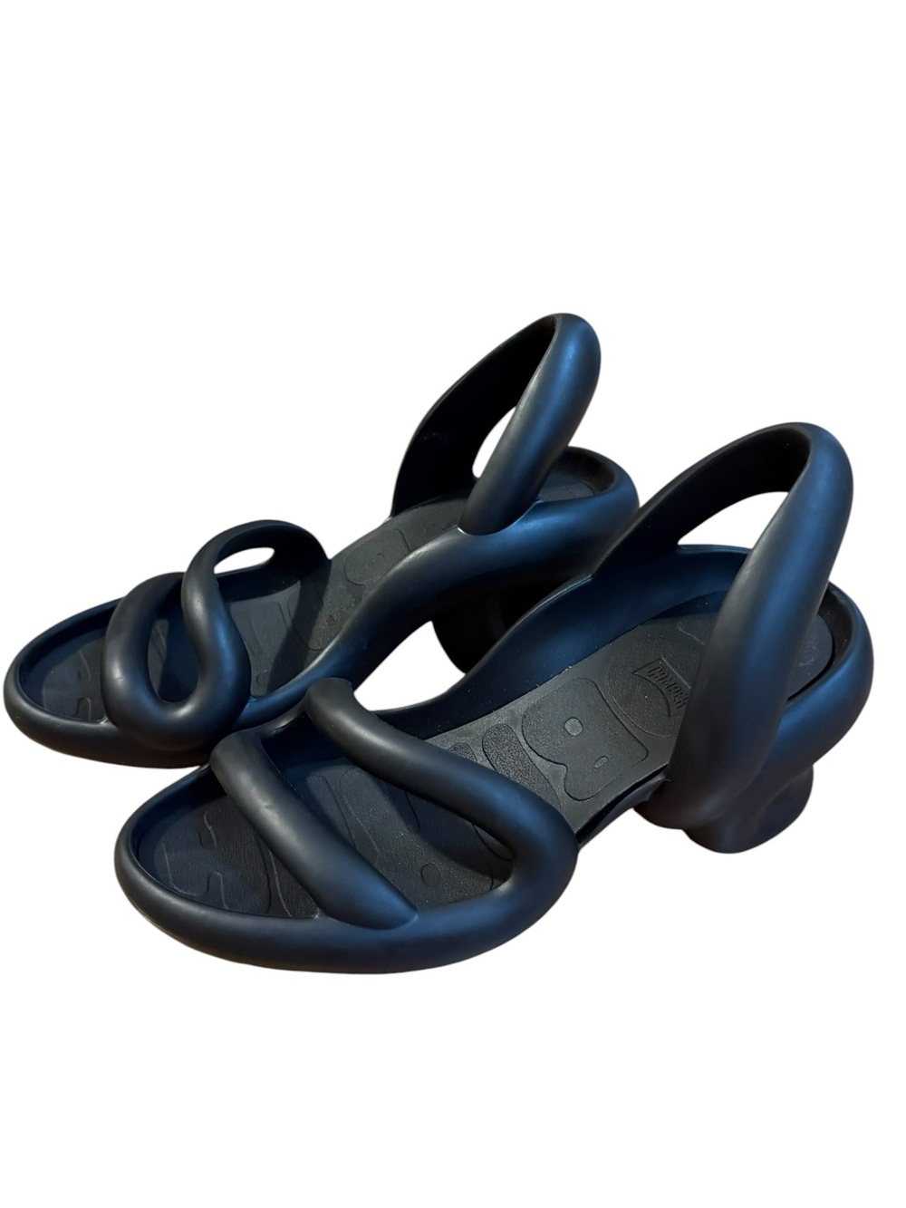 Camper Kobarah Tubular Foam Sculptural Sandal Black EU 39 US 8 Unisex - Picture 1 of 5